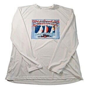 Oktoberfest 2007 Percy Priest Yacht Club Regatta Vapor Apparel T-Shirt L White